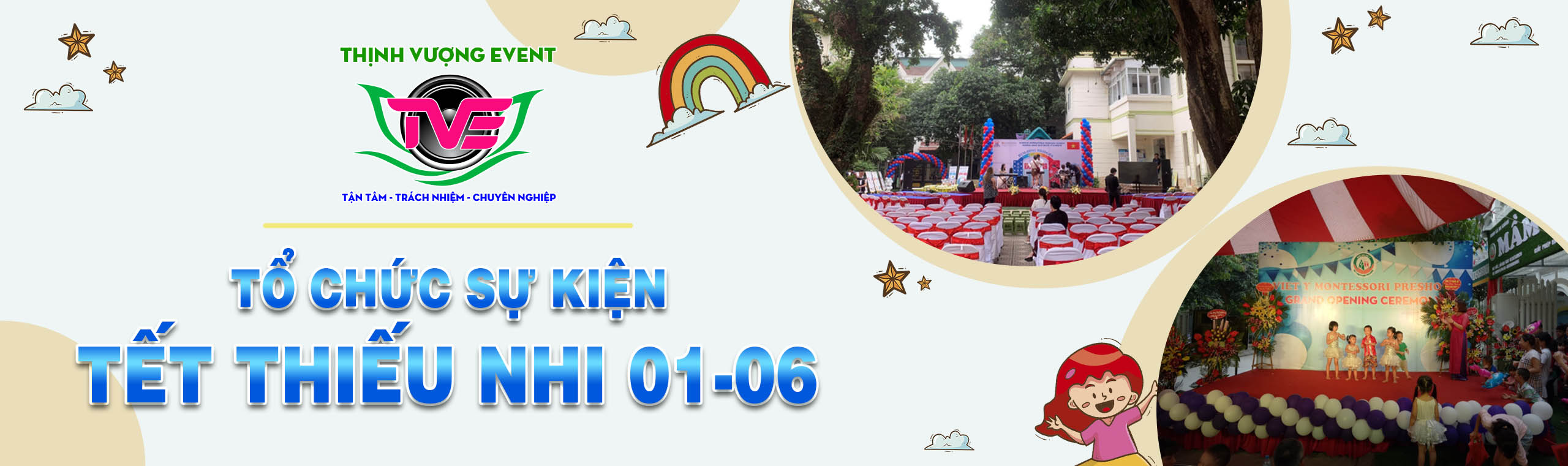 TỔ CHỨC SỰ KIỆN TẾT THIẾU NHI 01-06