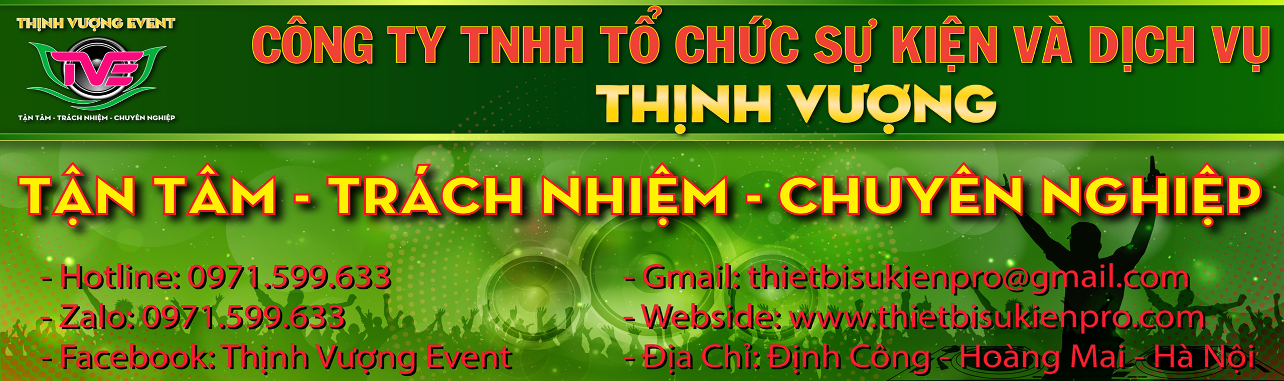 Công ty TNHH Tổ chức sự kiện và Dịch vụ Thịnh Vượng